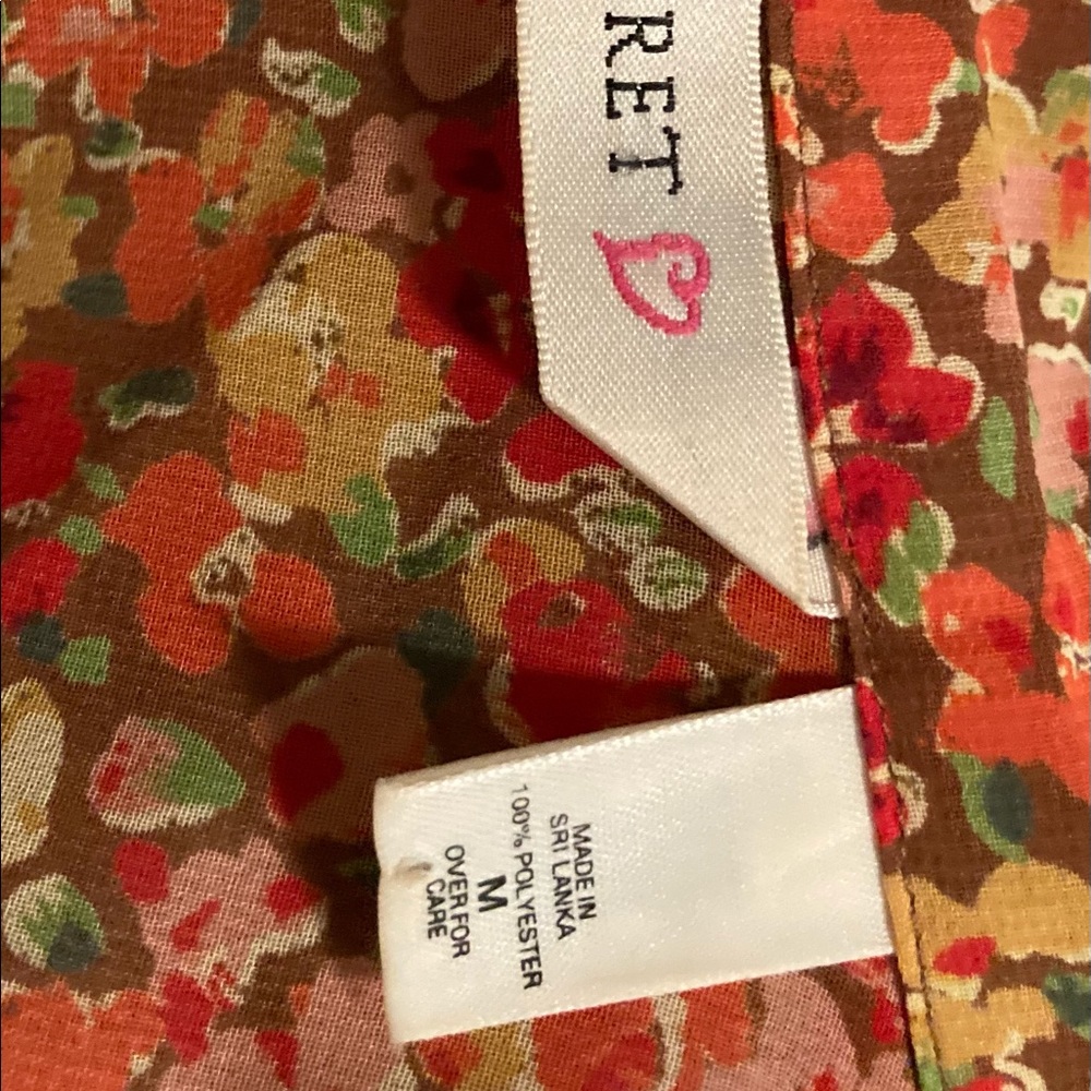 Victoria's Secret Floral Maxi Dress - Red and Yellow - Picture 5 of 5